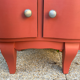 "Corail Bohème" bedside table – vintage relooked, 1940s / 1950s