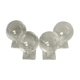 Lot 4 glasses with crystal foot Lalique Argos art deco 1930