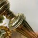 Antique brass candle holder