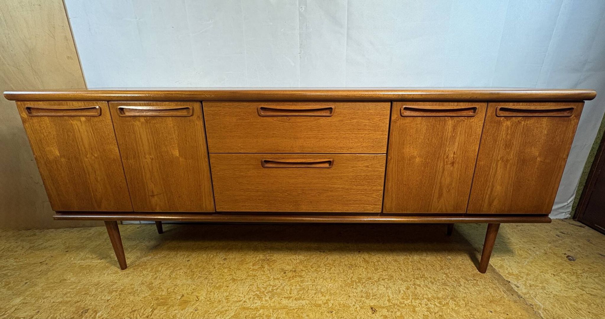 Buffet Meredew en teck vintage | Années 1960 | Design britannique du milieu du siècle A