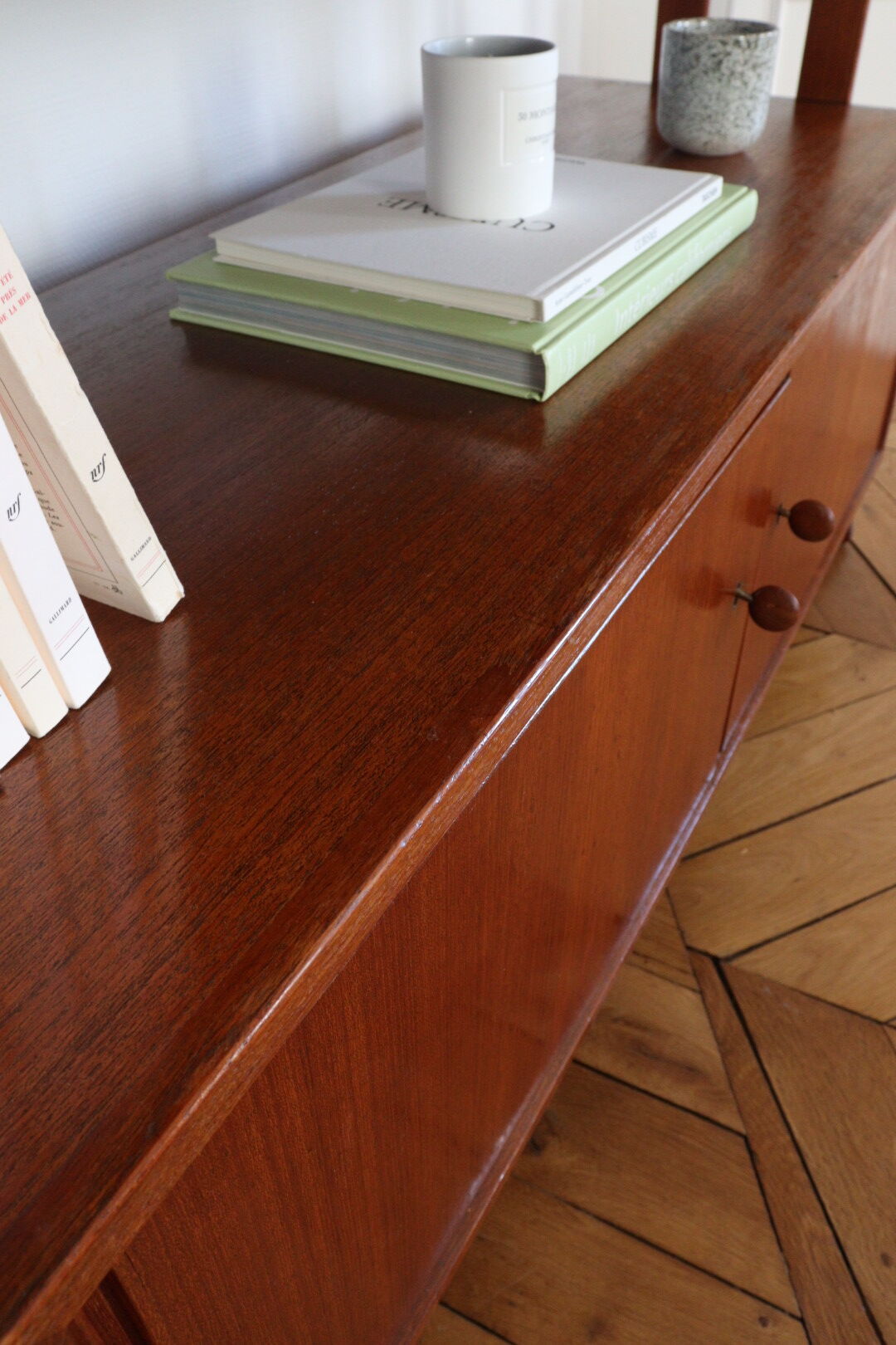Vintage teak bookcase