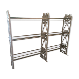 20th Century Wrought Iron Florist Shelf France 1920
