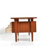 Freestanding Teak Desk by Kai Kristiansen
