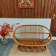 bamboo wood, rattan, vintage sofa