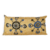 Housse de coussin brodée vintage 109x56 cm