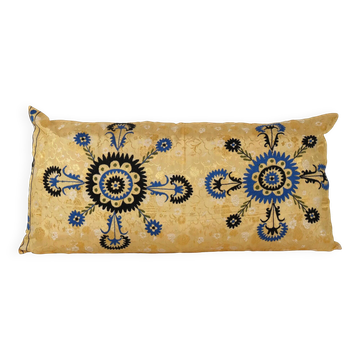 Housse de coussin brodée vintage 109x56 cm