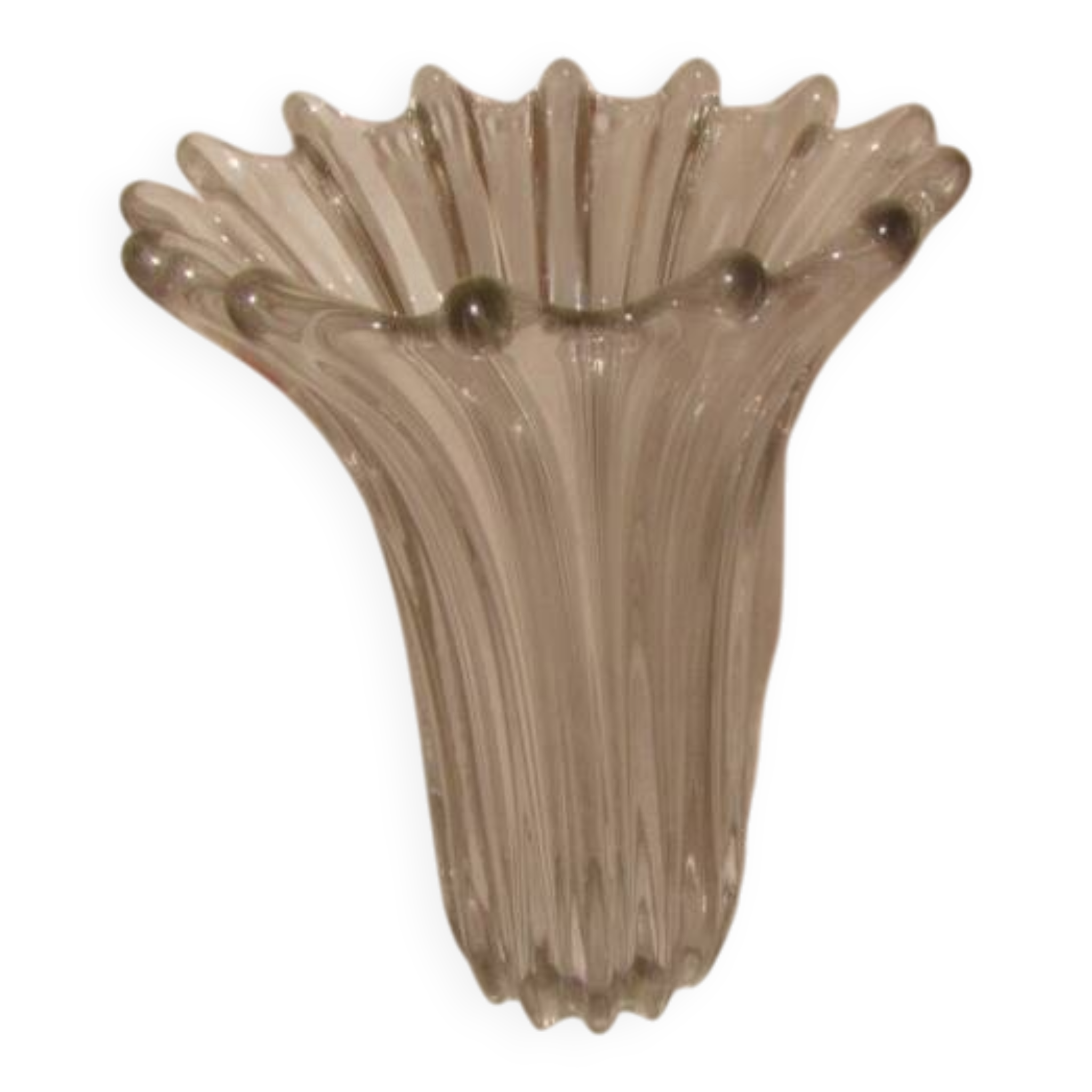 Vase en cristal, années 60