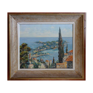 Marine peinture à l'huile de Saint-Jean-Cap-Ferrat