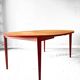 Scandinavian extendable table in rosewood for 4/10 people Rosengren Hansen