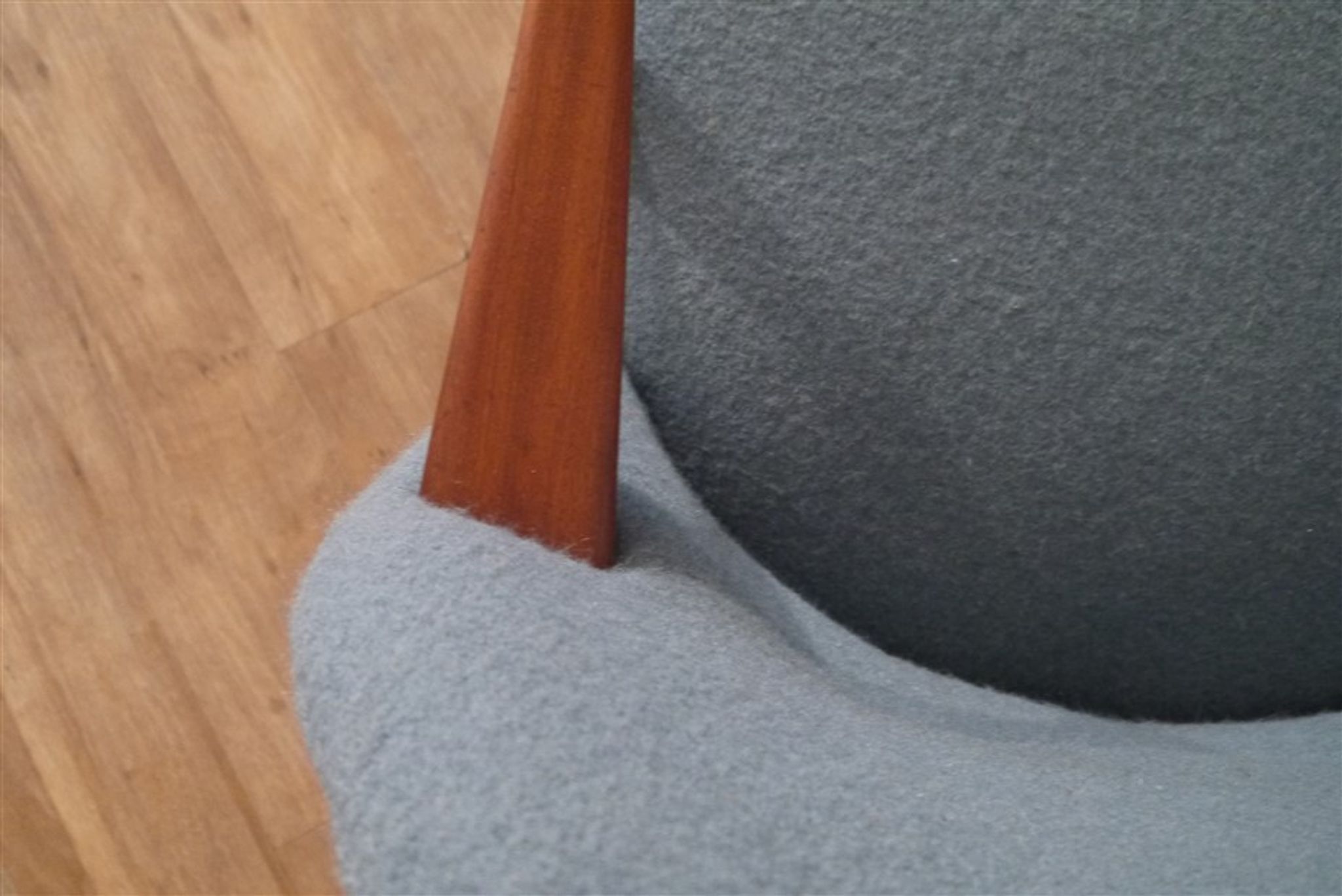Fauteuil design danois vintage en teck 1960