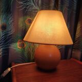 Wooden ball lamp