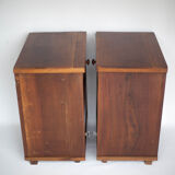 Pair of art deco bedside tables