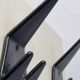 Black and white wall coat rack, space age, 60s