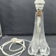 Vintage Heavy Crystal Lamp Base - Sèvres Crystal (28 cm / 1.4 kg)