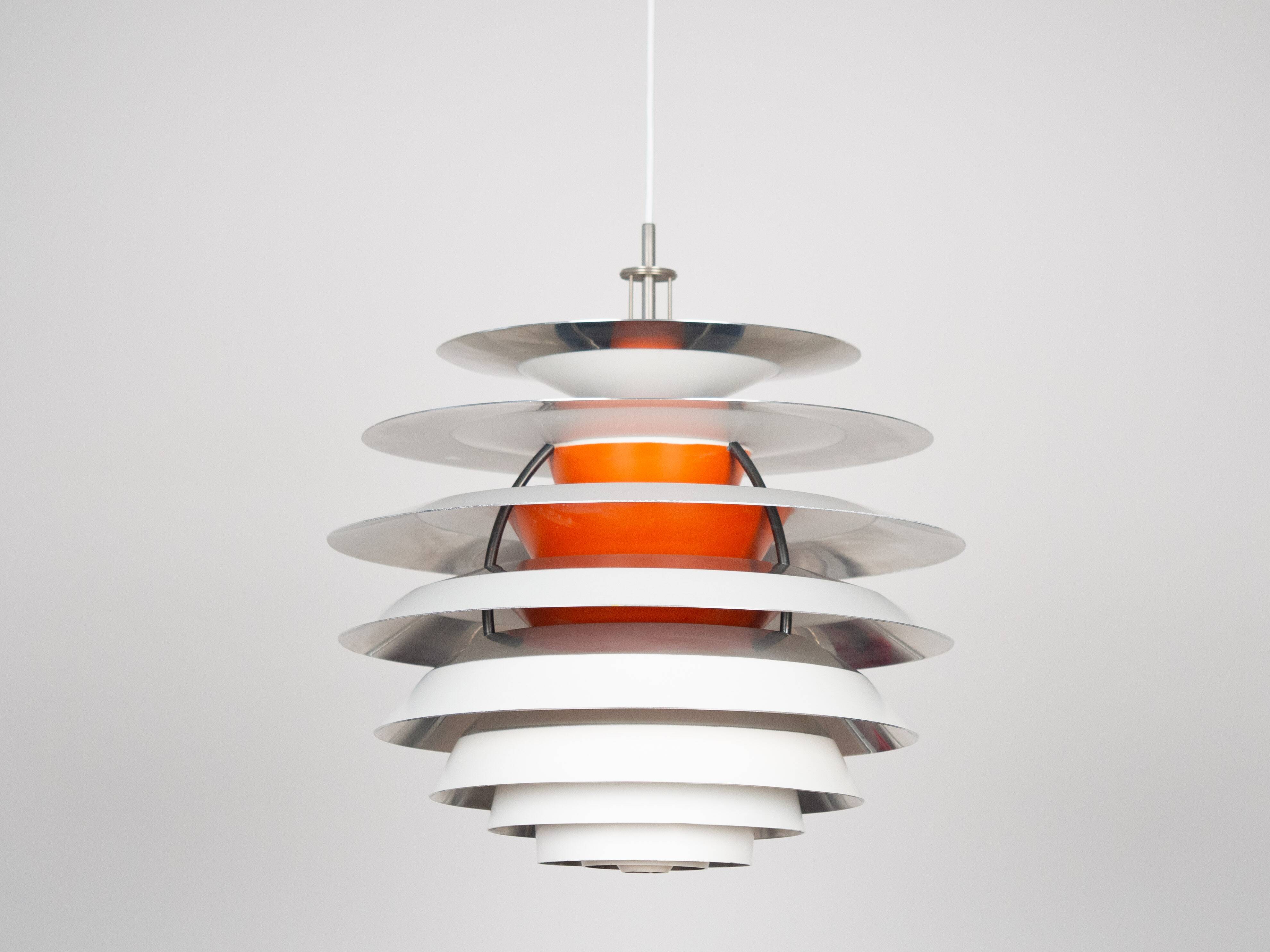 Vintage danish PH Kontrast pendant lamp by Poul Henningsen, Louis Poulsen, 1962