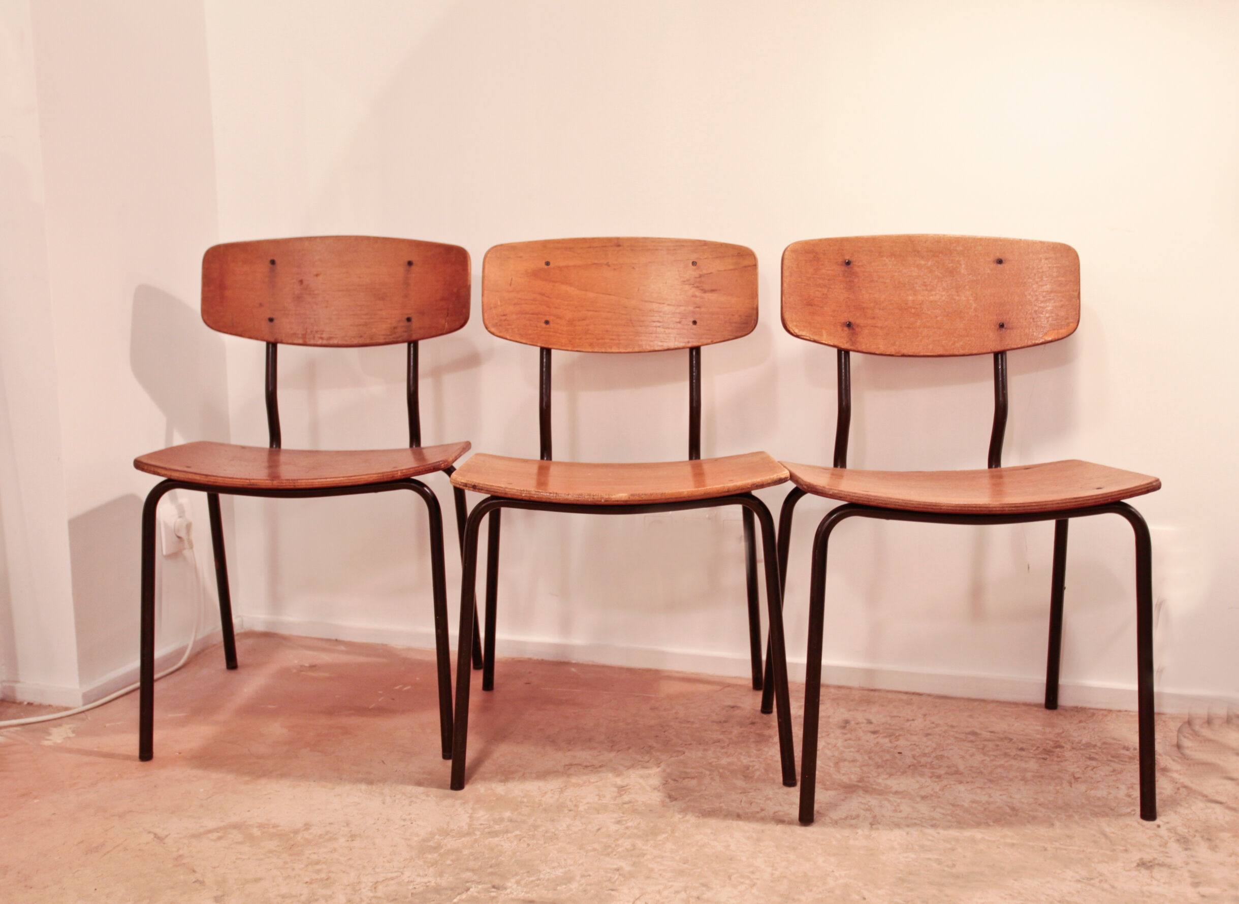 Série de 6 chaises danoises