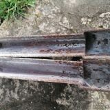 pair of andirons with sphinx heads