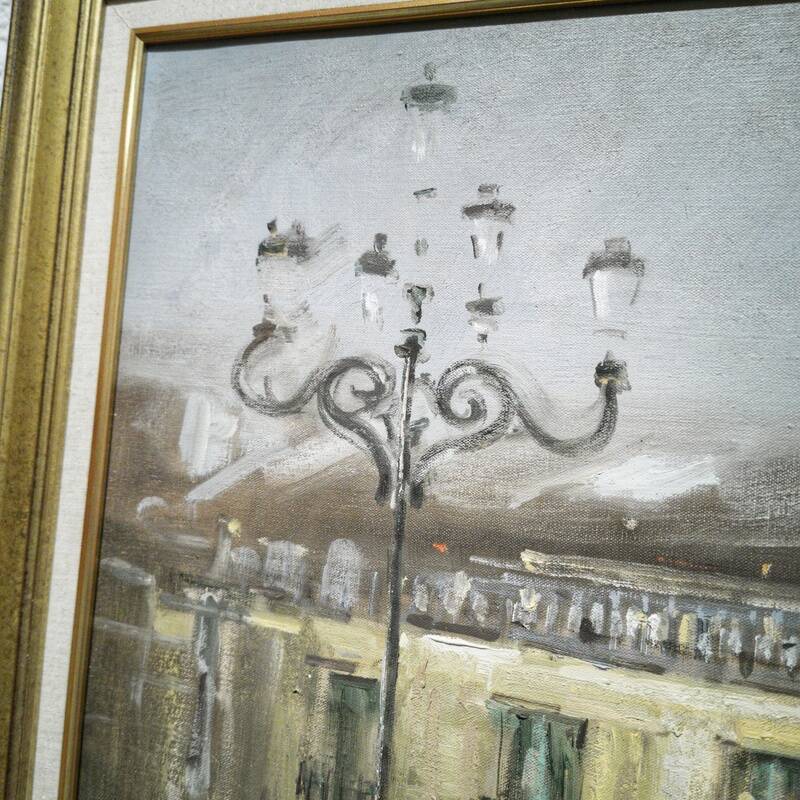 Oil on canvas Place du Tertre, Montmarte