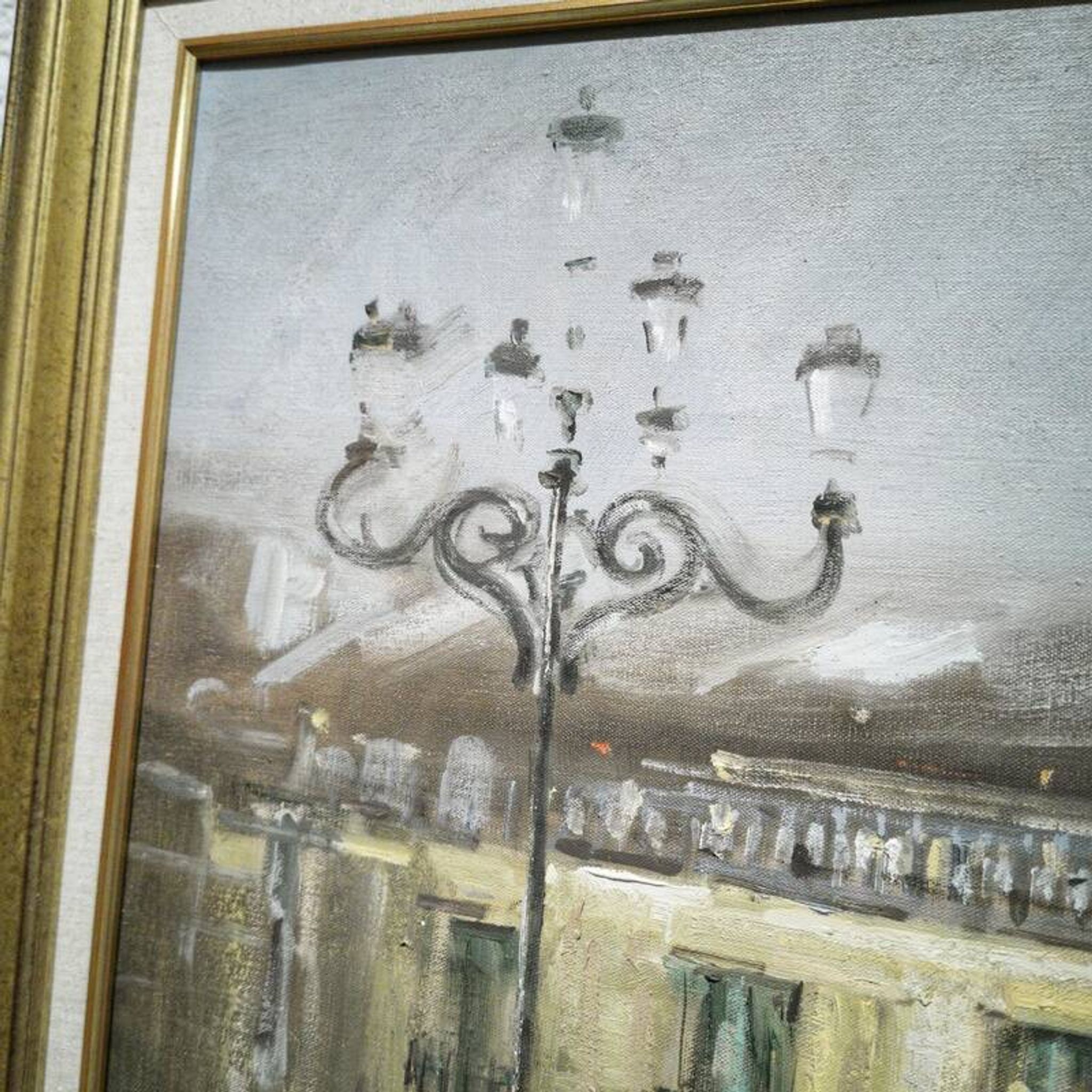 Huile sur toile place du Tertre, Montmarte