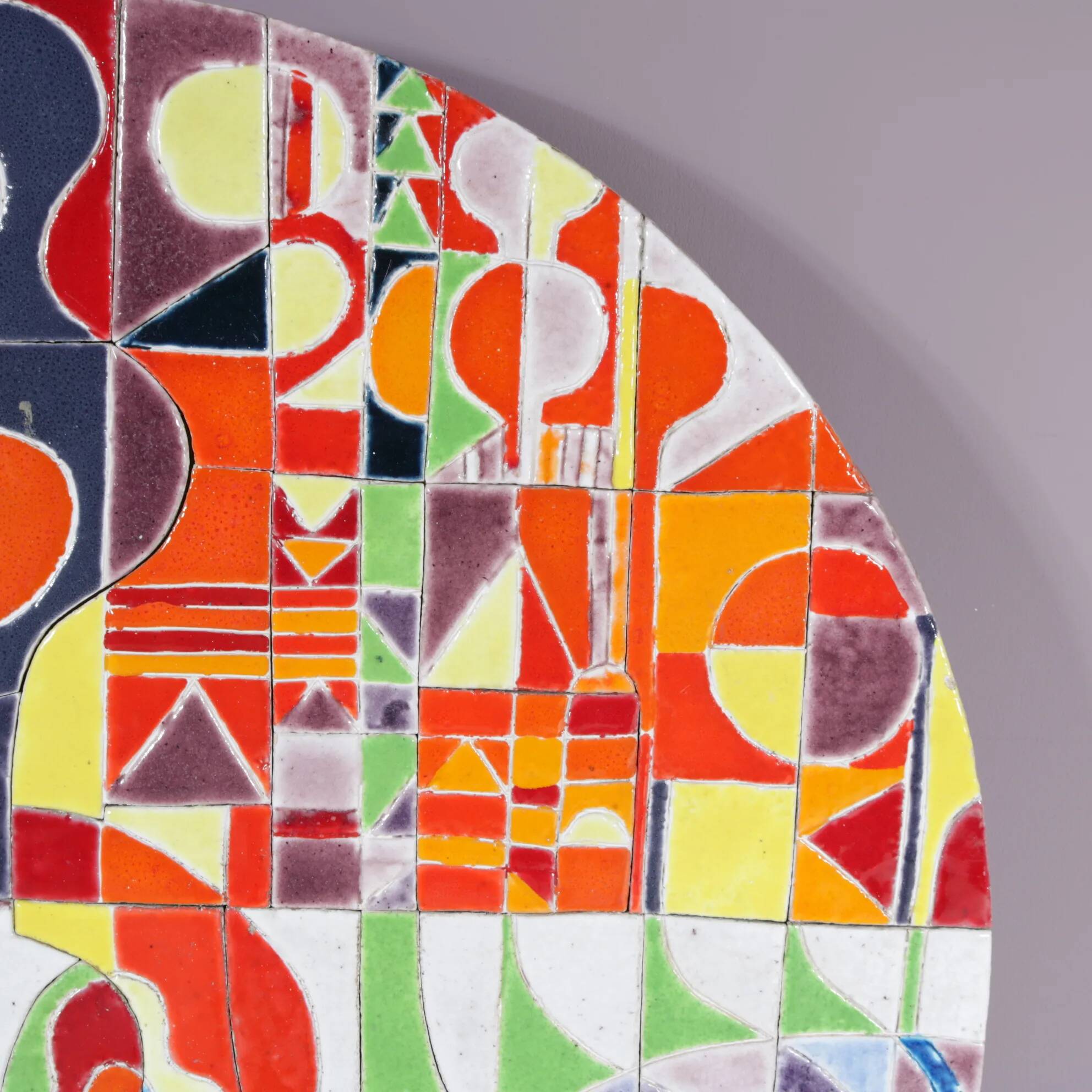 Ceramic artwork from the ABN building, Netherlands 1970