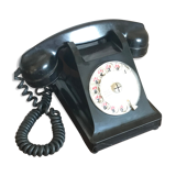 Phone in bakelite, 1960s