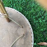 Rattan side table
