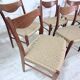 6 Chaises scandinaves teck Arne Wahl Iversen
