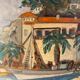 Ancient painting, Marine, the Riviera 50/60s