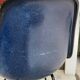Eames Herman Miller vintage 70 blue vinyl fiberglass DSX chair