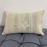 Cushion in vintage canvas Kilim style