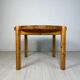 1980s Vintage Round Extendable Pine Dining Table