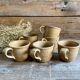 6 vintage France stoneware cups