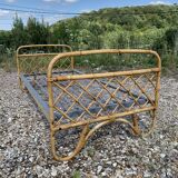 Vintage bamboo children's bed