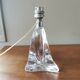 Pied de lampe vintage en cristal