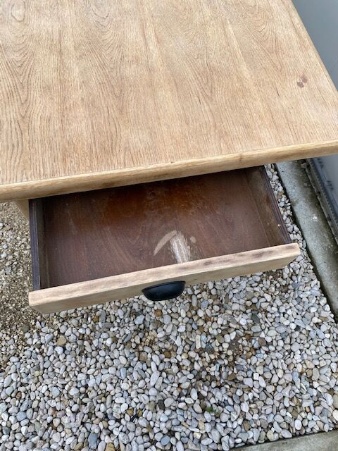 Stripped farmhouse table 180 cm