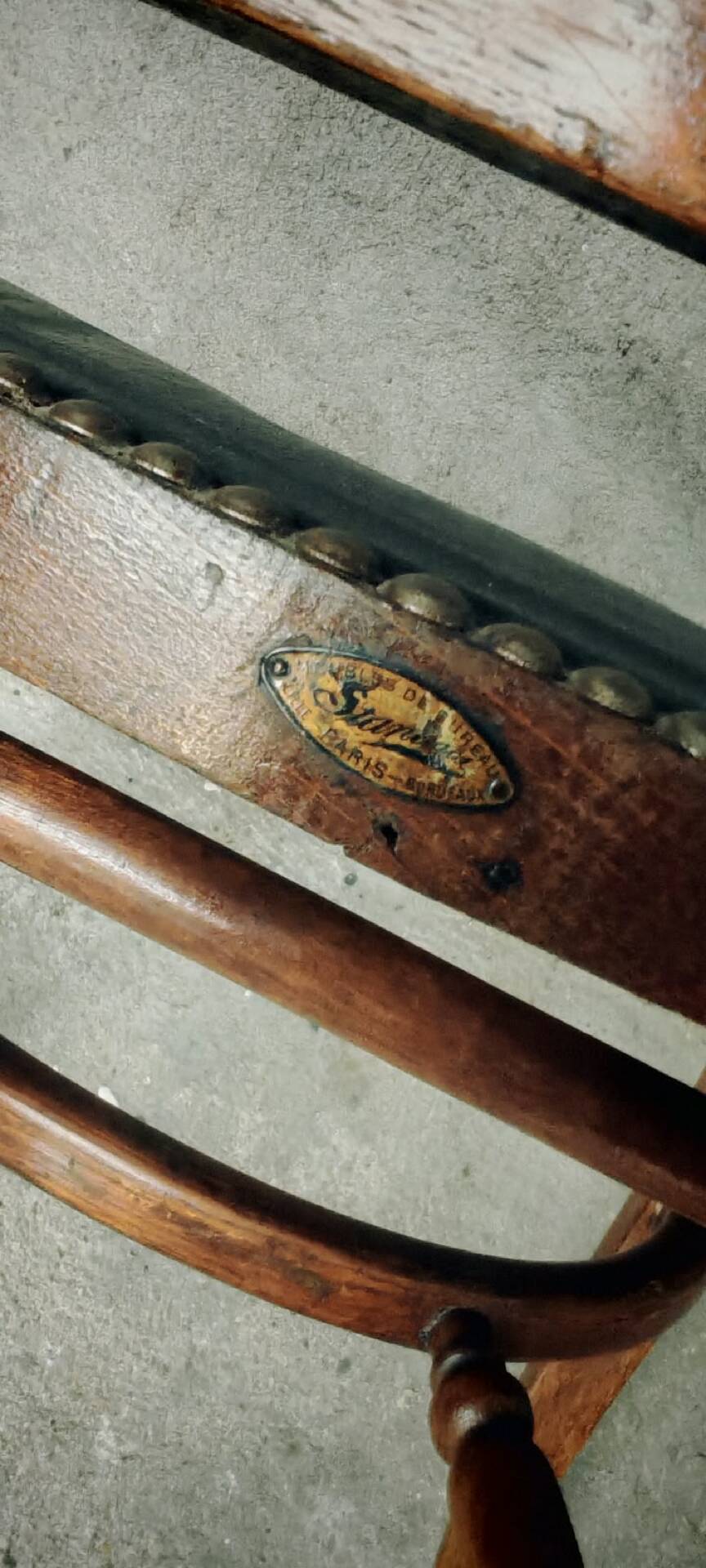 Antique writer's chair
