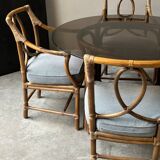 Ensemble table à manger et 4 chaises, 70s