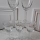 Lot of 5 glasses of bar white wine 20s