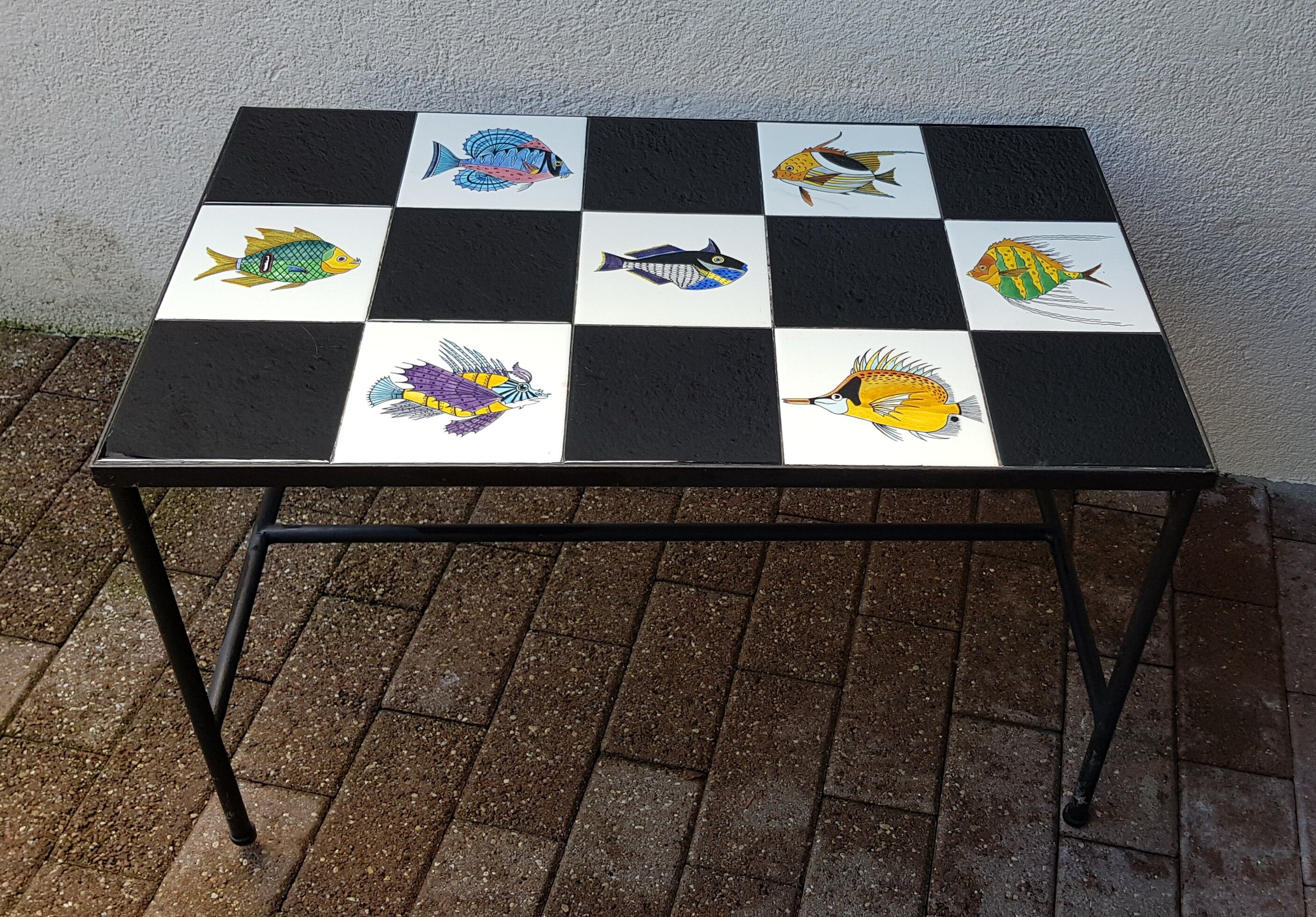 Ceramic coffee table fish 60 's