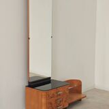 Jindrich Halabala dressing table and bedside tables for Up Zavody 1950
