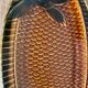 Sarreguemines fish barbotine dish 1970