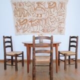 3 mulched chairs Georges Robert