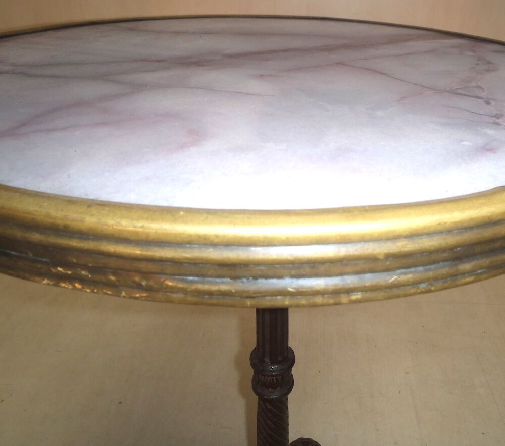 Pair of round Bistro tables