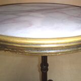 Pair of round Bistro tables