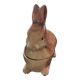 Rabbit earthenware terrine, Michel Caugant