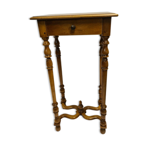 table d'appoint en noyer