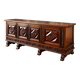 Ltee laval - long buffet de 2,5 m en bois massif sculpté - très bon état