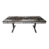 Table basse - Circa 1960 - Mosaïque de marbre et pierres naturelles