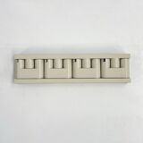 White Minivip wall-mounted coat rack by Benanti & Brunori for Velca Legnano