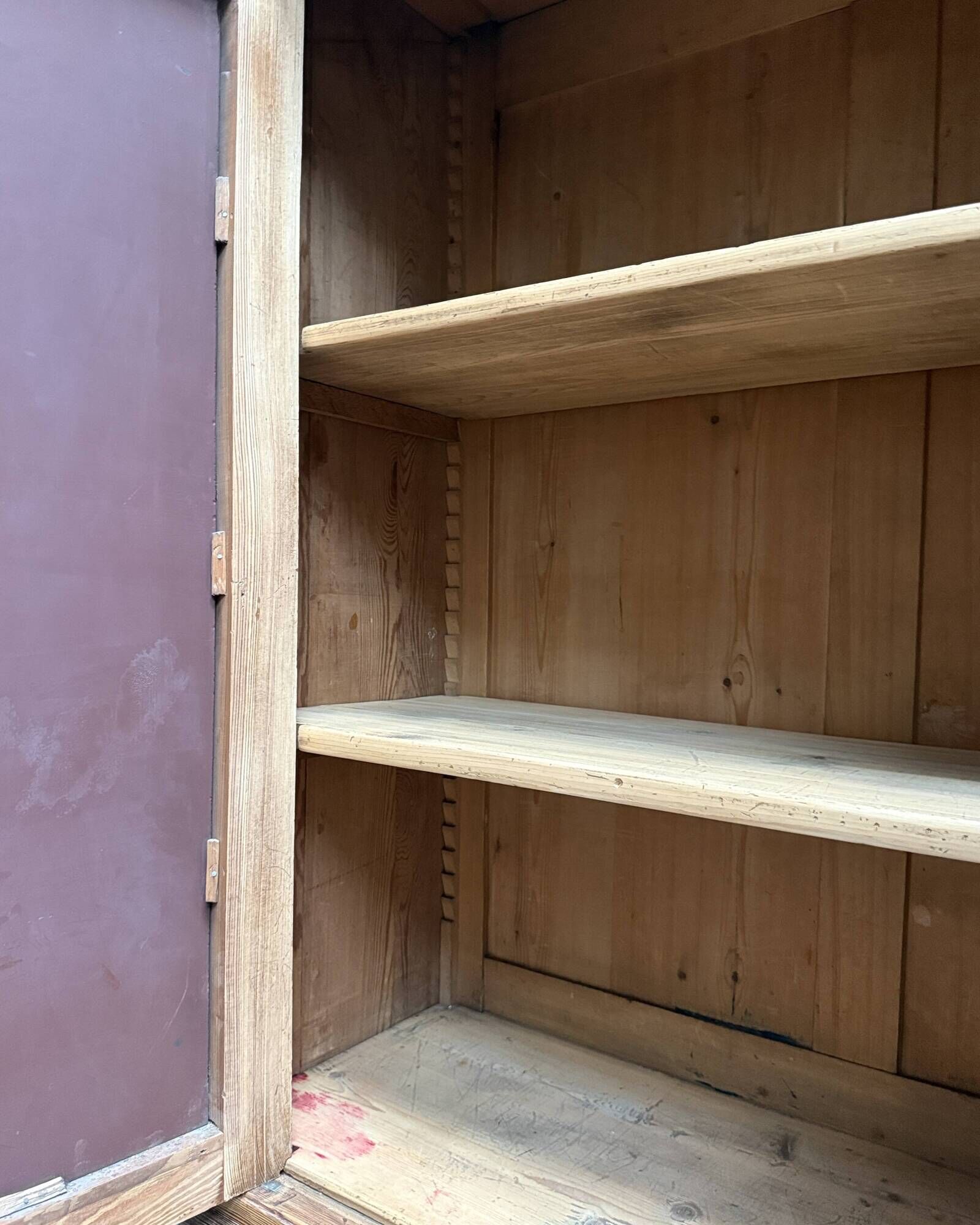 Louis Philippe wardrobe in solid pine (renovated)
